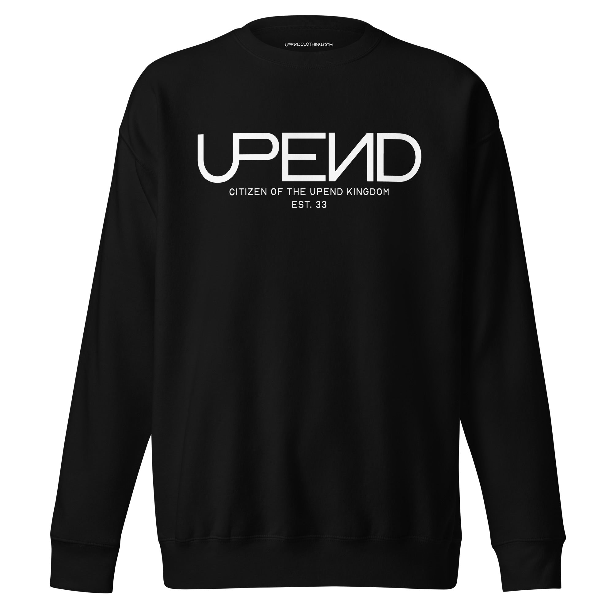 Upend Men’s Message Sweatshirt - Black, L image
