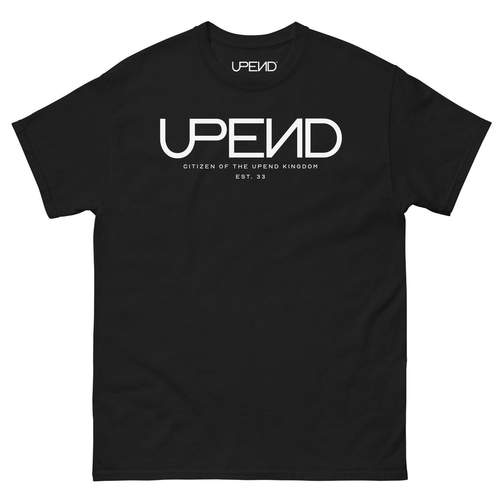 Upend Men’s “Message” tee - Black, XL image