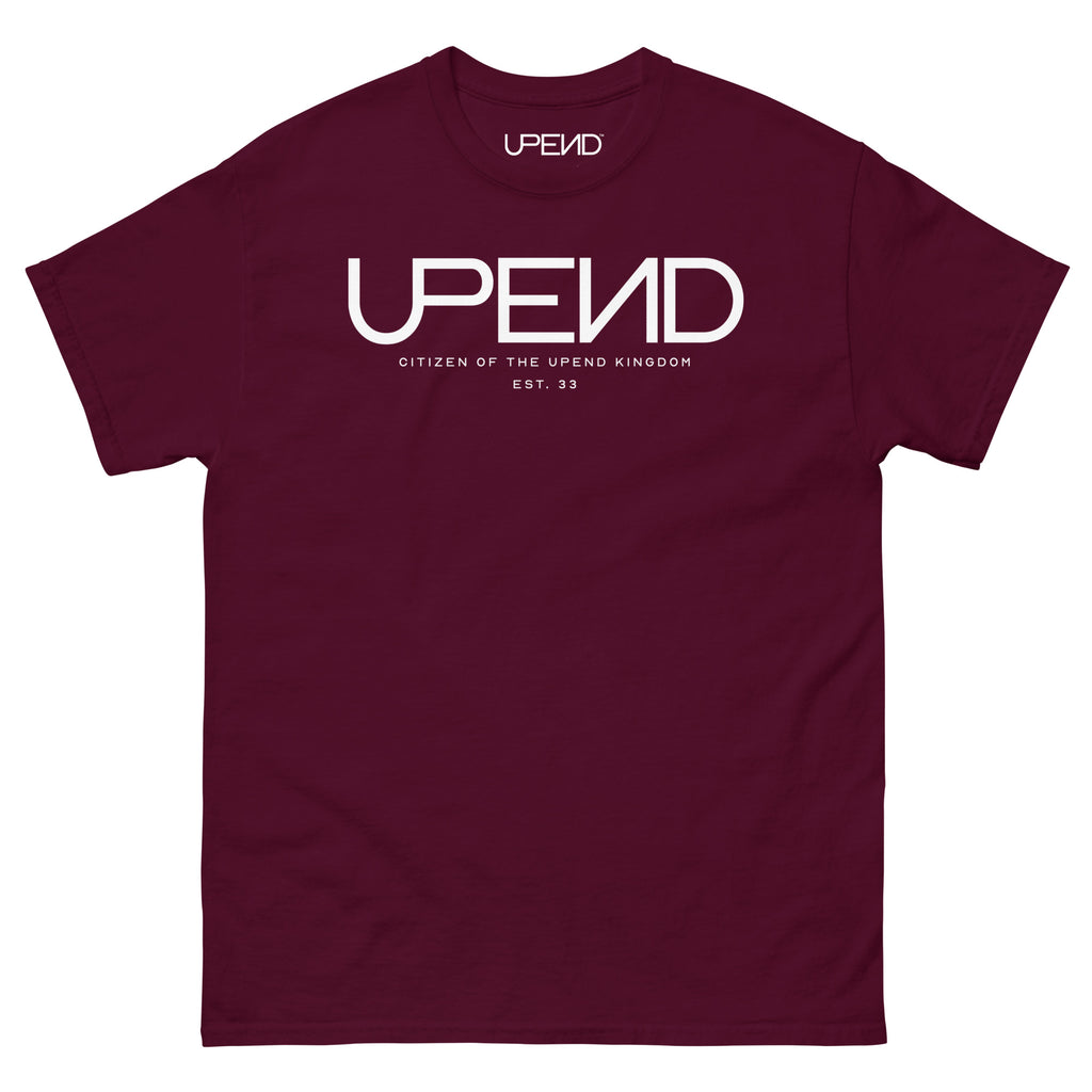 Upend Men’s “Message” tee - Maroon, 2XL image