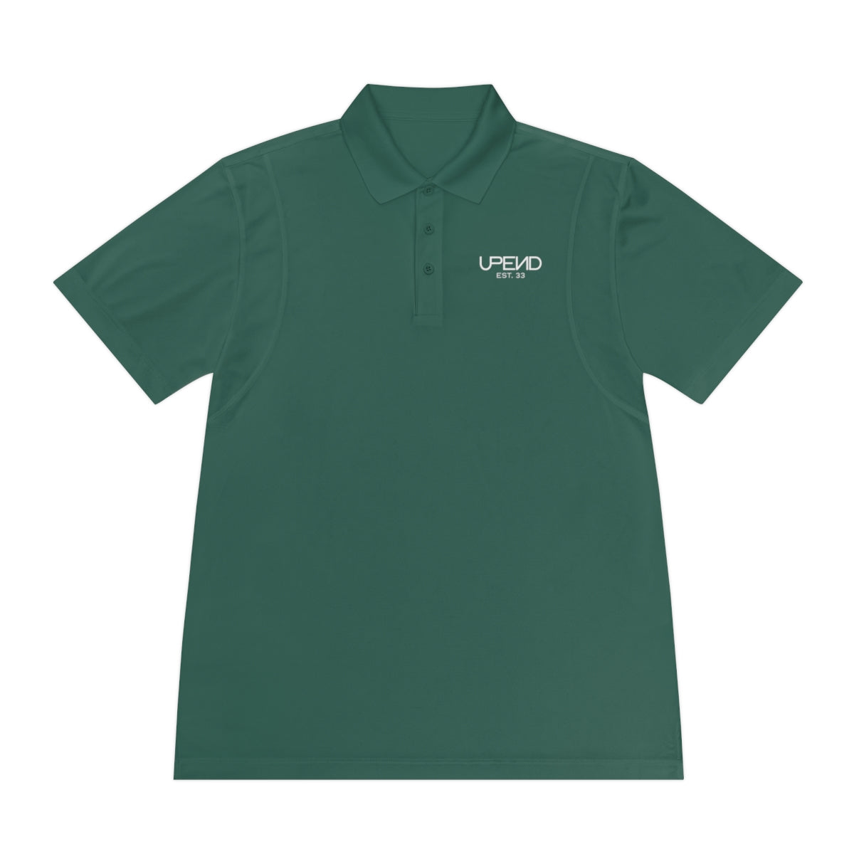 Men’s Upend Sport Polo Shirt - Forest Green, M image