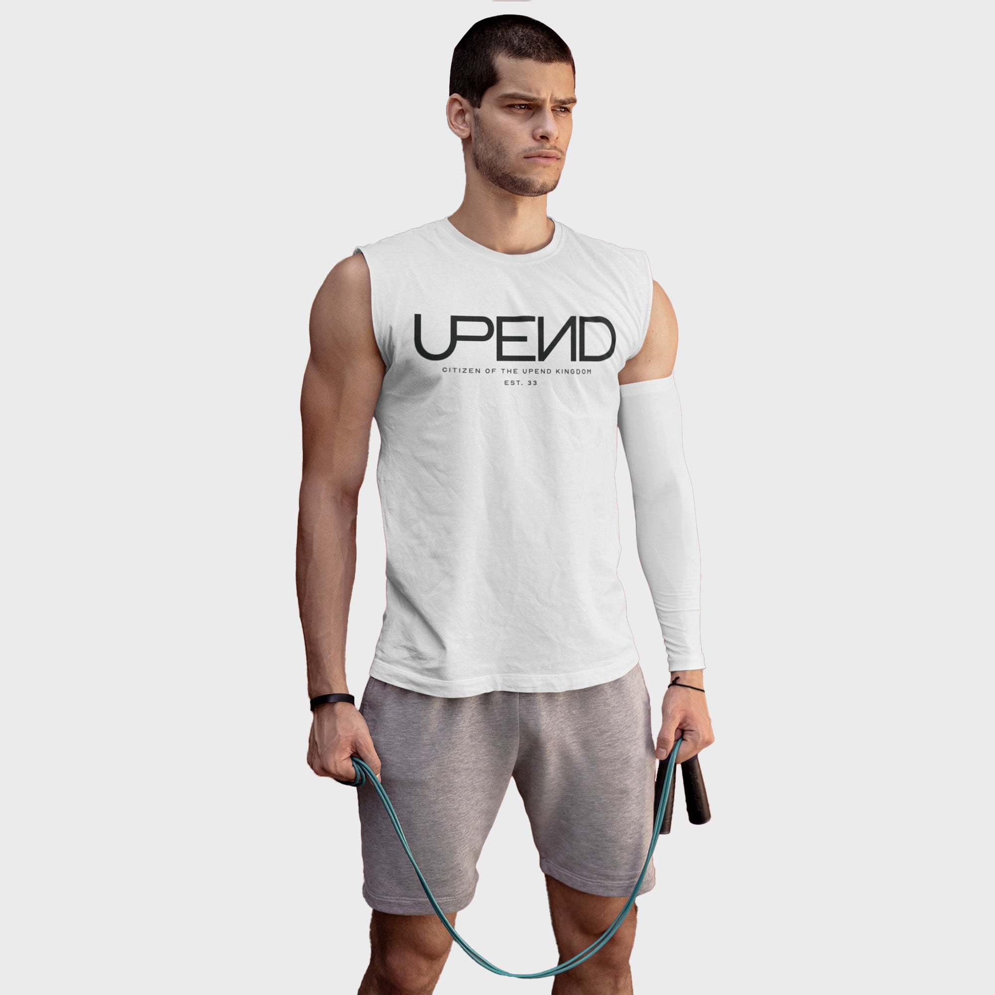Upend Men’s Message Muscle Shirt image 0