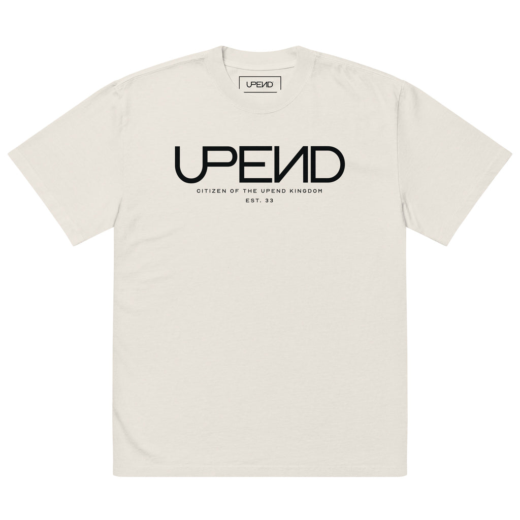 Upend Oversized “Message” t-shirt image 2