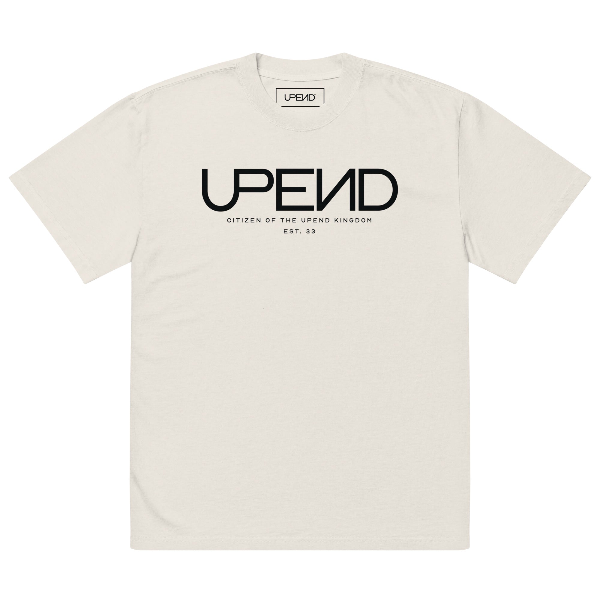 Upend Oversized “Message” t-shirt image 2