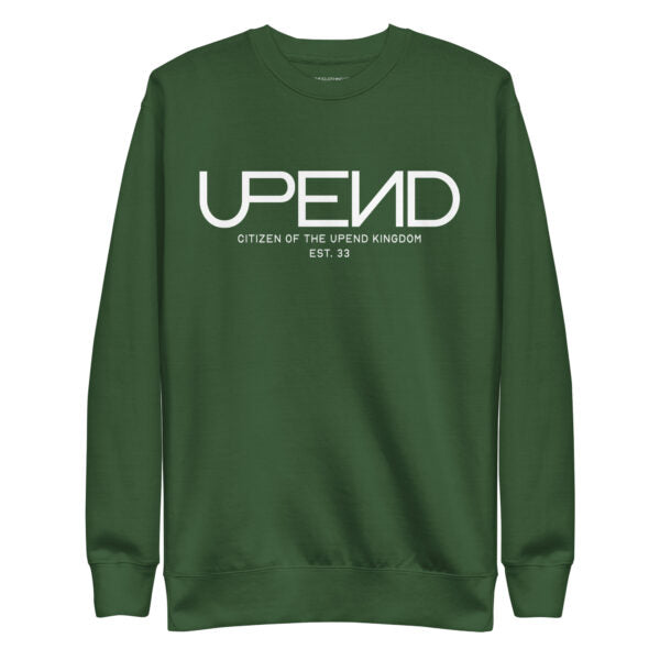 Upend Women’s Message Sweatshirt - Forest Green, S image