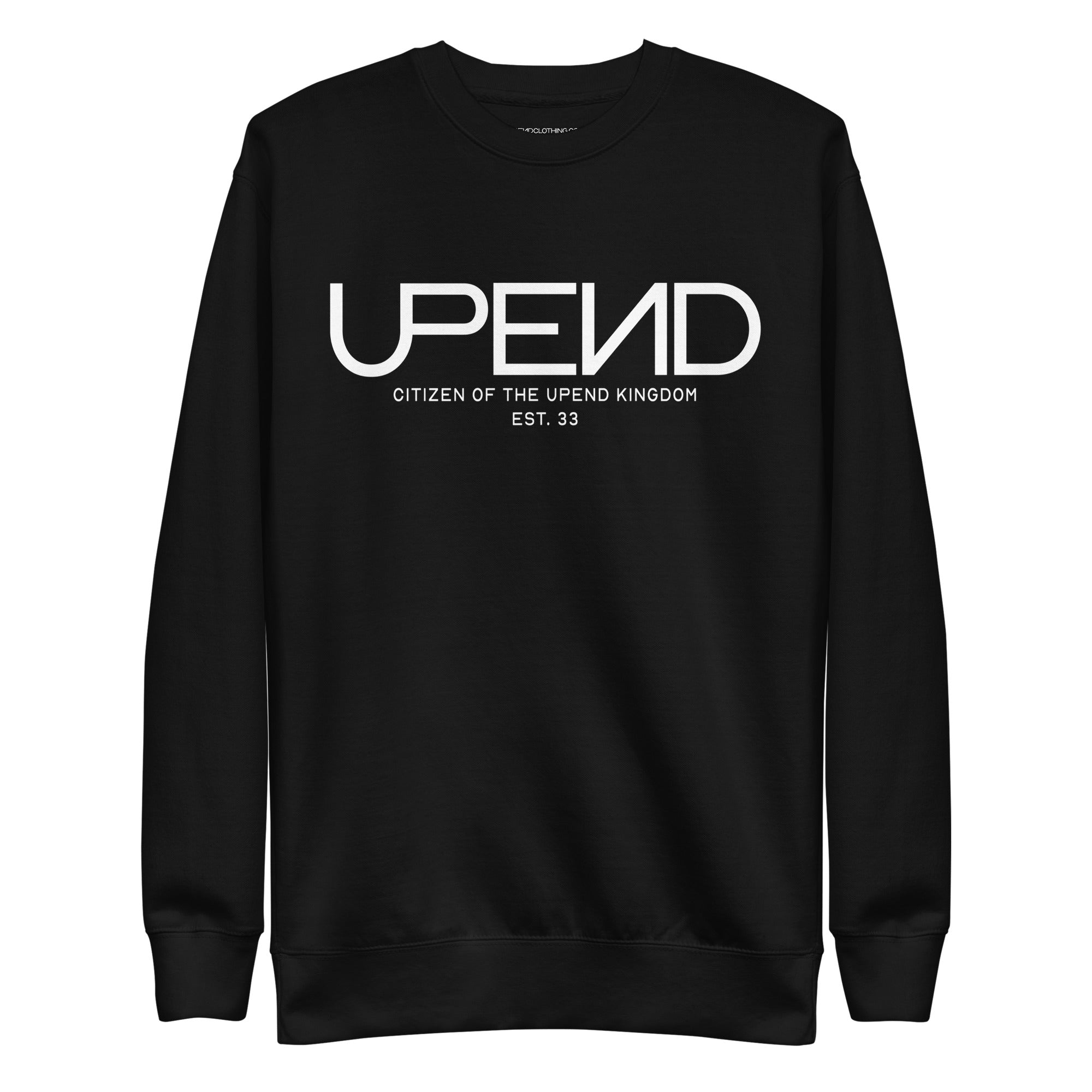Upend Women’s Message Sweatshirt - Black, S image