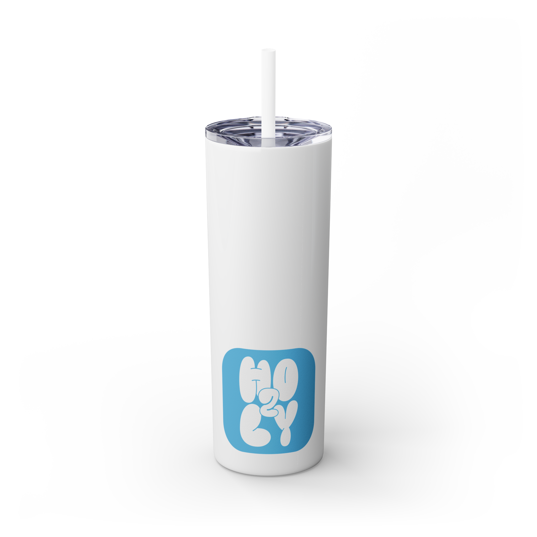UPEND H(2)OLY Skinny Tumbler with Straw, 20oz