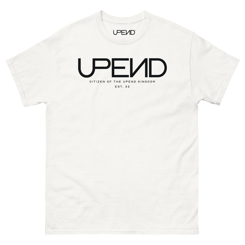 Upend Men’s “Message” tee - White, XL image